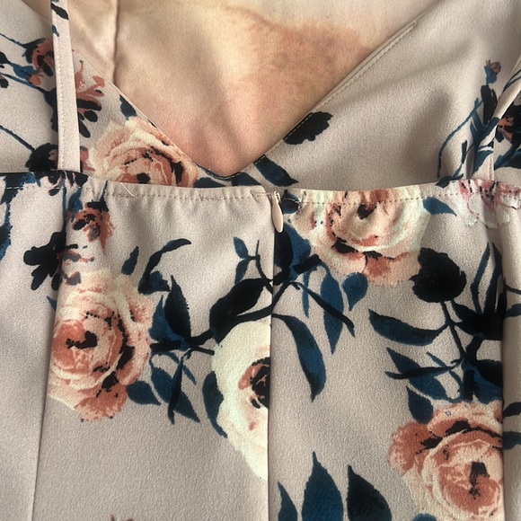 AQUA FLORAL DRESS - Picture 4 of 8